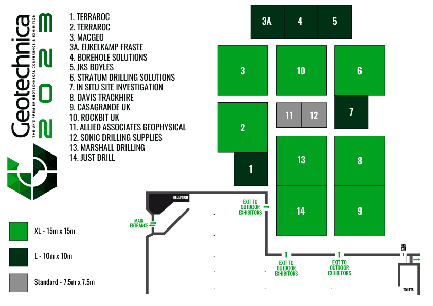 Geotechncia 2023 Outdoor layout